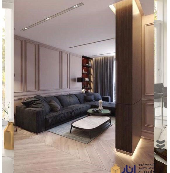 عکس طراحی ستون داخل منزل