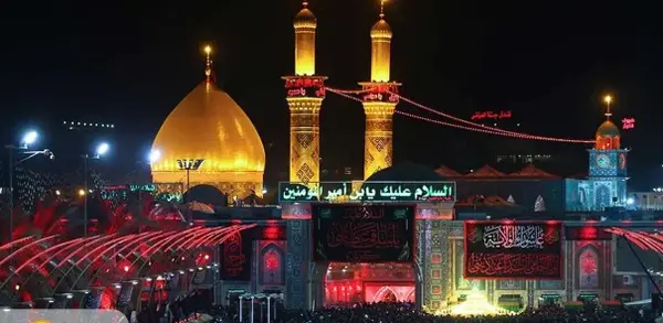 عکس از داخل حرم حضرت عباس
