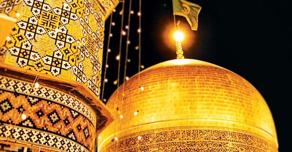 عکس حرم امام رضا از داخل ماشین