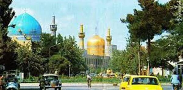 عکس حرم امام رضا از داخل ماشین