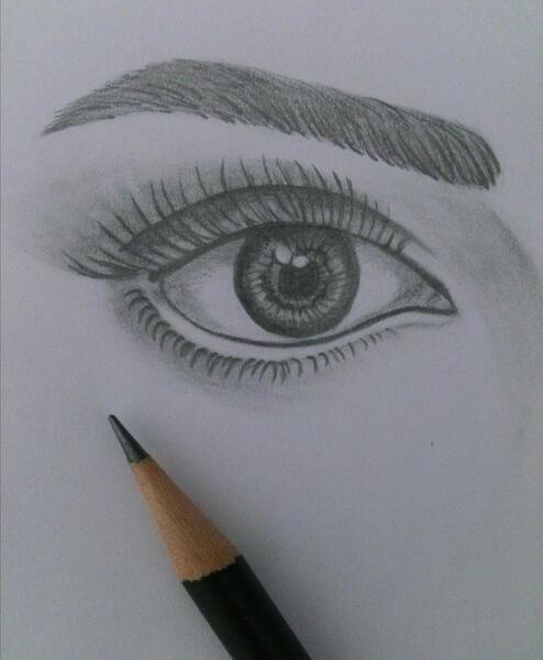عکس داخل چشم نقاشی