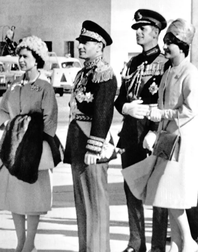 عکس ملکه و شاه ایران