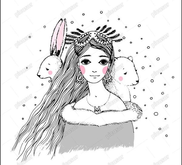 عکس نقاشی ملکه یخی