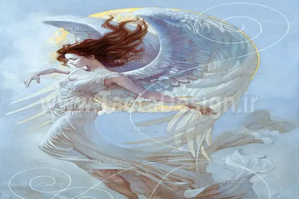 عکس یک فرشته نقاشی