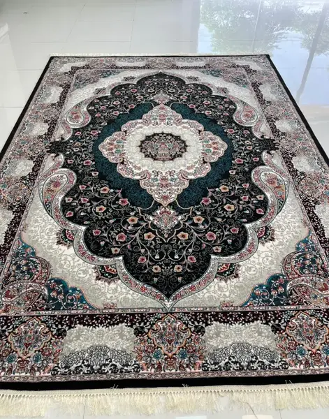 قیمت و عکس فرش طرح سوگند ۷۰۰ شانه کاشان