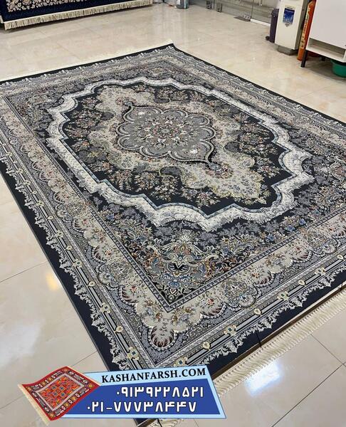 قیمت و عکس فرش طرح سوگند ۷۰۰ شانه کاشان