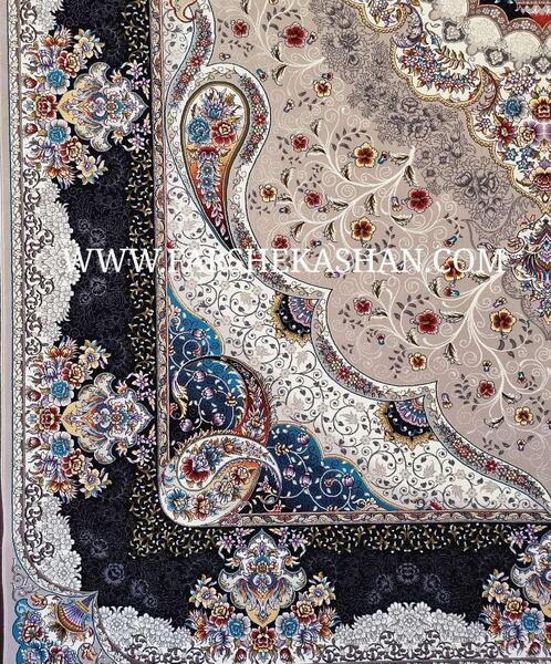 قیمت و عکس فرش طرح سوگند ۷۰۰ شانه کاشان