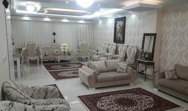 عکس چیدمان مبل و فرش