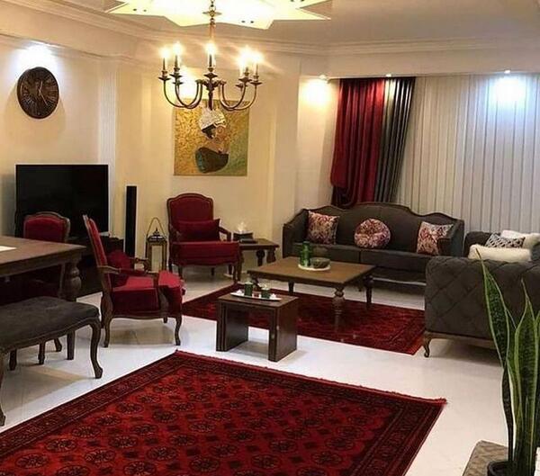 عکس چیدمان مبل و فرش
