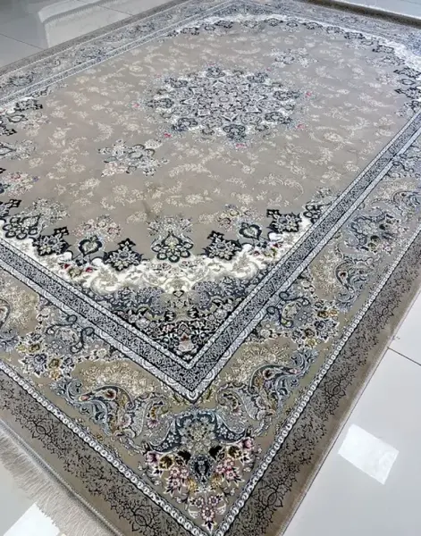 عکس فرش رنگ نسکافه ای