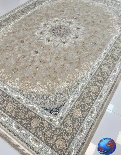 عکس فرش رنگ نسکافه ای