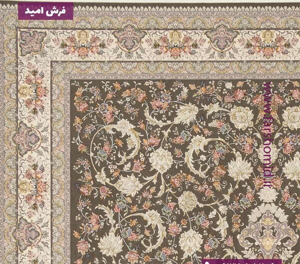 عکس فرش رنگ نسکافه ای