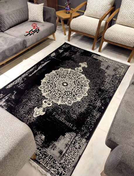 عکس فرش جدید مشکی