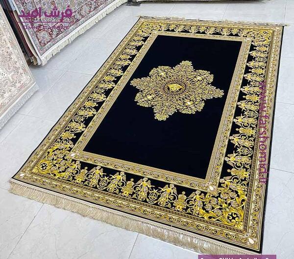 عکس فرش جدید مشکی