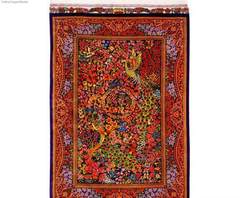 عکس فرش قدیمی قرمز