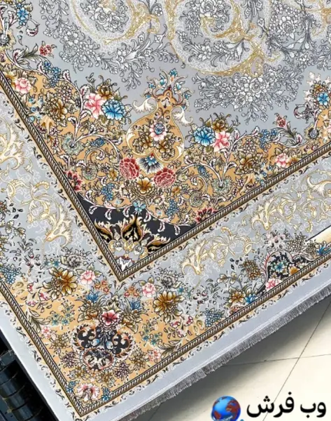 عکس فرش کاشان دستباف