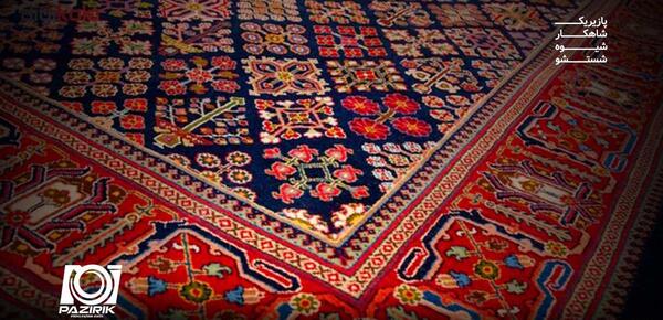 عکس فرش کاشان دستباف