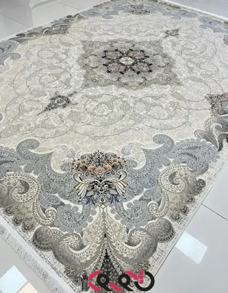 عکس فرش کرم سبز
