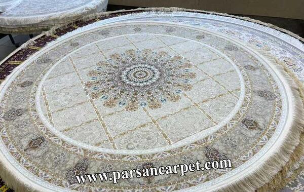 عکس فرش گرد طوسی