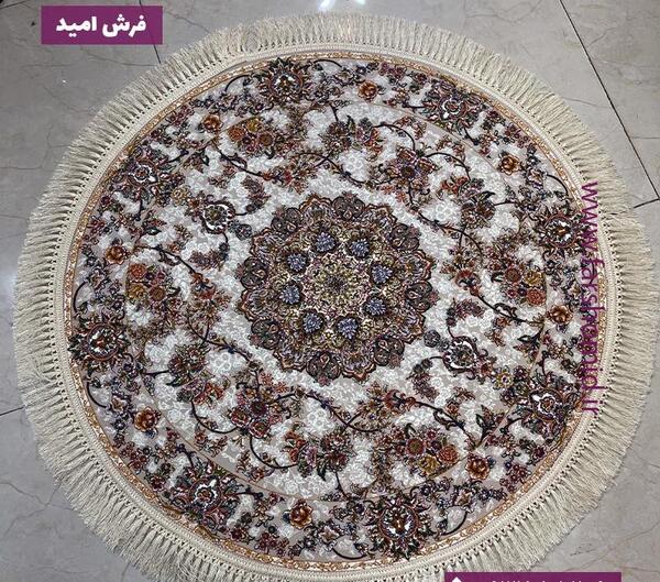 عکس فرش گرد ماشینی