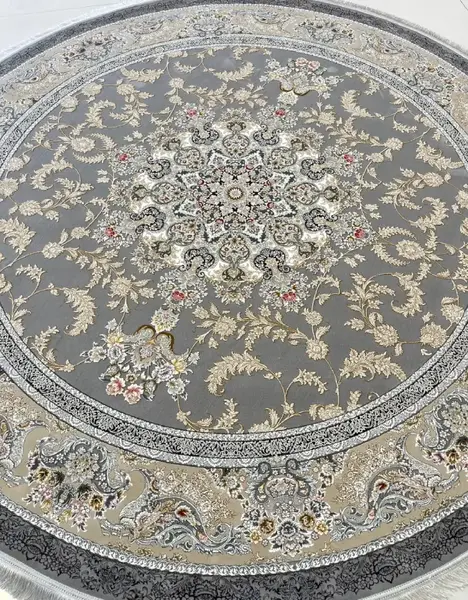 عکس فرش گرد ماشینی