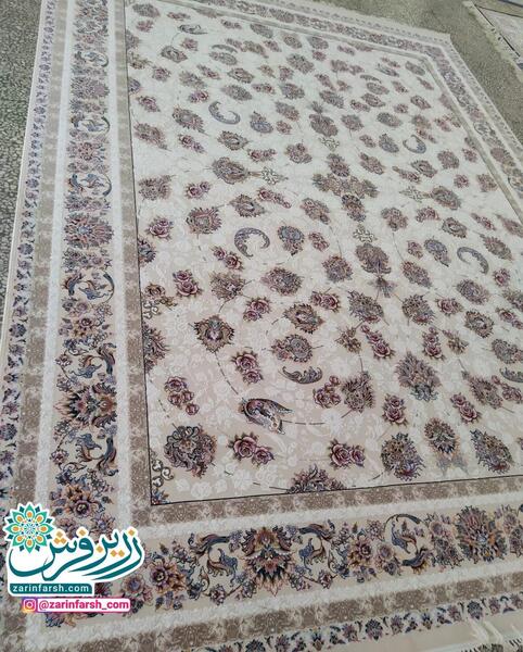عکس فرش جدید گل برجسته