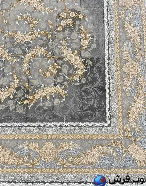 عکس فرش جدید گل برجسته
