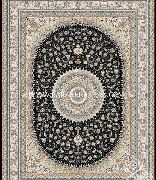 عکس فرش قیطران گل برجسته