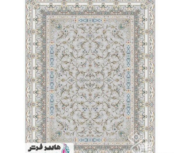 عکس فرش قیطران گل برجسته