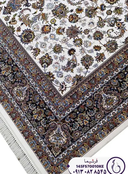 عکس فرش قهوه ای رنگ