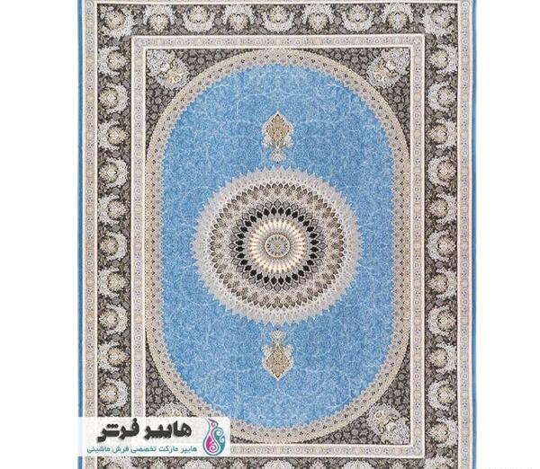 عکس فرش فیروزه ای کاشان