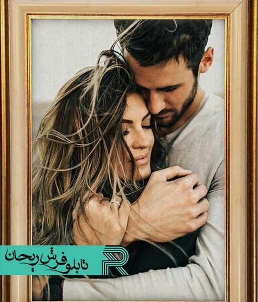 عکس تابلو فرش عروس و داماد