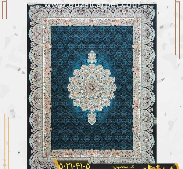 عکس گلیم فرش سرمه ای