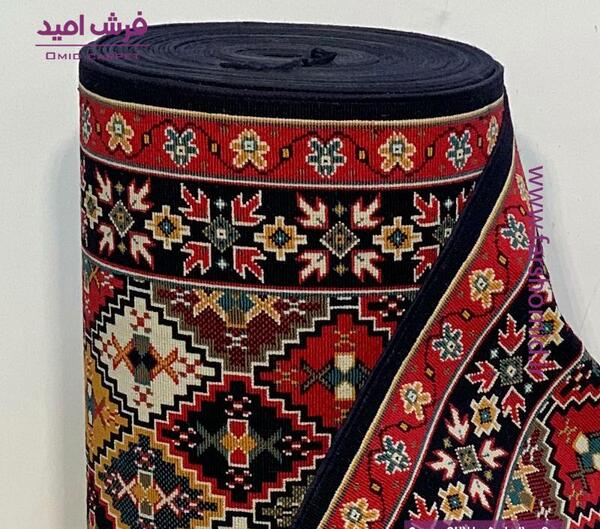 عکس گلیم فرش سرمه ای