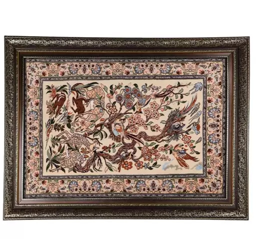 عکس فرش طرح شکارگاه