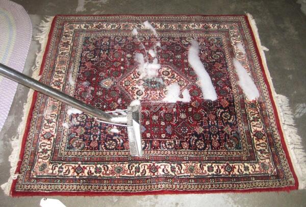 عکس از شستن فرش