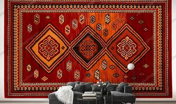 عکس گلیم فرش ساده