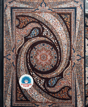 عکس فرش کهکشان سرمه ای