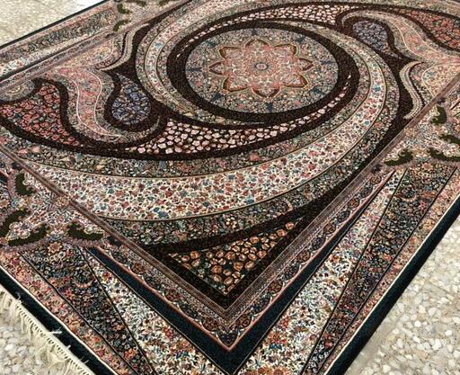 عکس فرش کهکشان سرمه ای