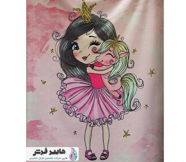 عکس فرش دخترانه بچگانه