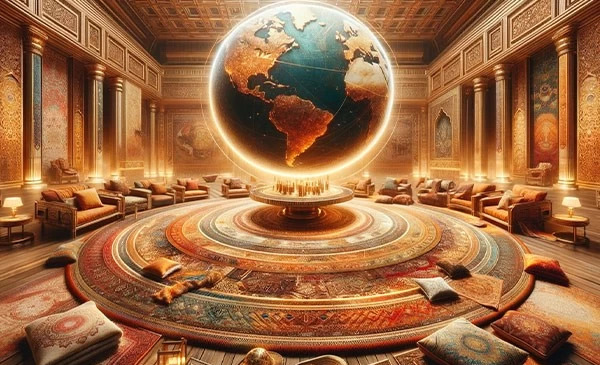 عکس زیباترین فرش جهان