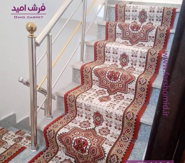 عکس گلیم فرش راه پله