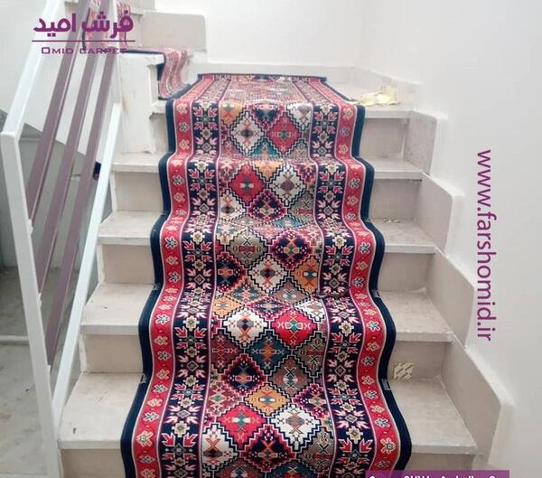 عکس گلیم فرش راه پله جدید