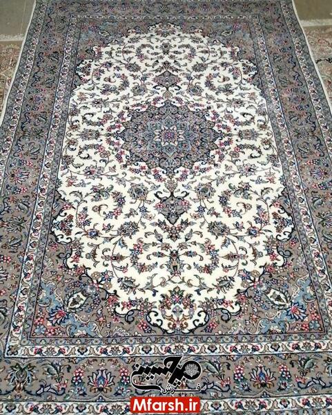 عکس فرش دستباف سفید