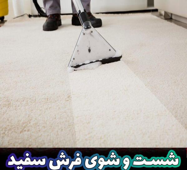 عکس شستن فرش در خانه