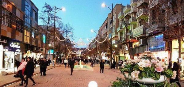 عکس سنگ فرش تبریز