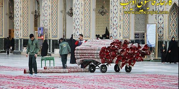 عکس فرش های حرم امام رضا