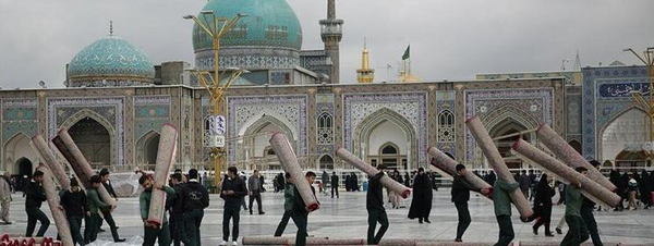 عکس فرش های حرم امام رضا