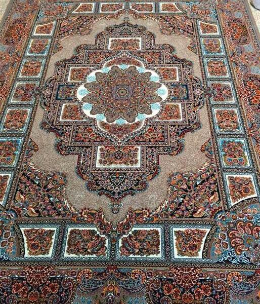 عکس فرش طرح حوض نقره