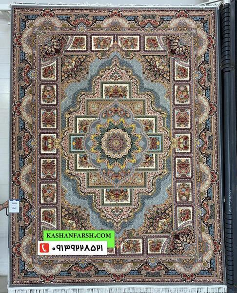 عکس فرش طرح حوض نقره